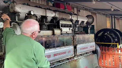 Anson Engine Museum | Huge inline 8 engine