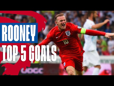 Wayne Rooney's Best Goals | Unstoppable Volley Against Russia! | Top 5 | England
