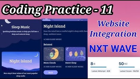 Coding Practice - 11 | Website Integration | CCBP | NXTWAVE.....!