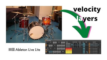 acoustic drum programming / midi ableton drums  / real ableton drums