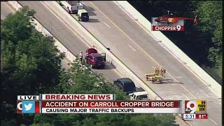 Chopper 9 Exclusive Accident Closes Carroll Cropper Bridge