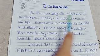 Essay about Ecotourism