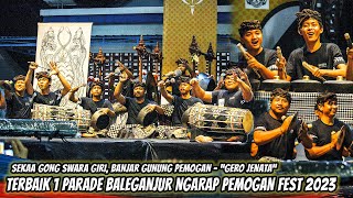 TERBAIK 1 BALEGANJUR NGARAP BR. GUNUNG PEMOGAN | PARADE BALEGANJUR NGARAP PEMOGAN FESTIVAL 2023