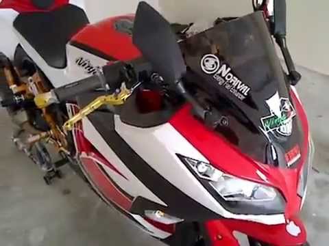 Modifikasi Ninja 250 Akrapovic Muffler Exhaust - YouTube