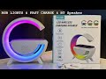 Unboxing Google Wireless Speaker with RGB Lights & Fast Wireless Charging – Best Desk Gadget 2025!