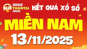Xổ số Miền Nam hôm nay 13/11/2025 - XSMN - SXMN - KQXSMN - Kết quả xổ số miền Nam thứ 5