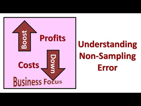 Understanding Non - Sampling Error