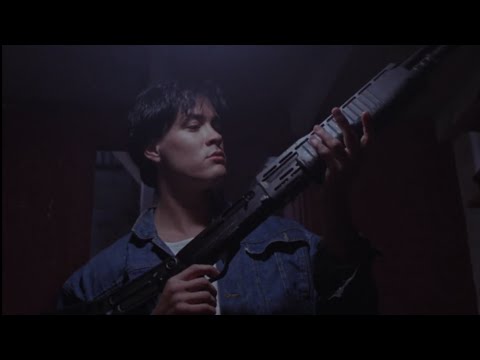 Legacy of Rage (1986) - Weapons cache - shootout scene