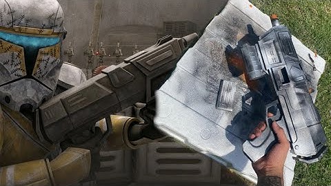 Unboxing & Reviewing  The Clone Commando DC17m Blaster