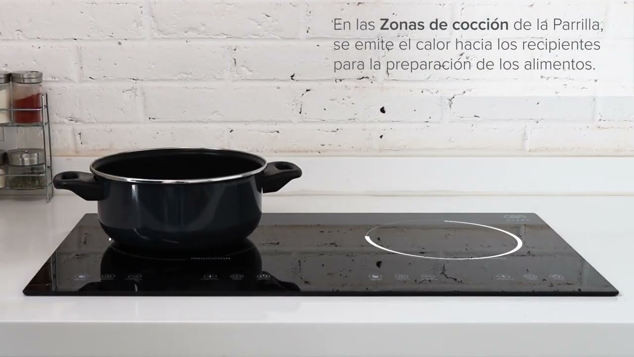 Estufa de Inducción 2 Zonas AVERA PIV2 Parrilla Empotrable