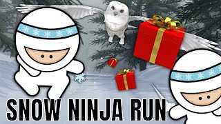 Snow Ninja Run - Winter Movement Brain Break (Get Active Games)
