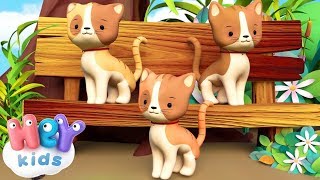 Trois Petits Chats  Comptines pour bébé en francais | HeyKids