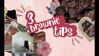 ✨To create the perfect brownies✨