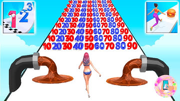 Popsicle Stack, Canvas Run, Coffee Stack, Satisfying Mobile GamePlay Walkthrough 999 level ASMR