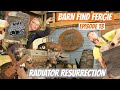 Barn Find Fergie.  Episode 13. How to repair a radiator