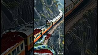 Unstoppable Train Vs Colossal Anaconda What Happens Next