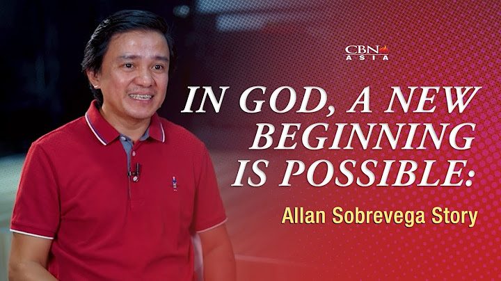 In God, a New Beginning Is Possible: Allan Sobrevega Story | #The700ClubAsiaTestimonies | CBN Asia