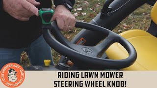 Steering Knob for Riding Lawn Mower! by DirtFarmerJay 1,714 views 4 months ago 6 minutes, 43 seconds