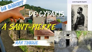 La Martinique  Eruption de la montagne Pelée 1902  Le cachot de CYPARIS  à SaintPièrre