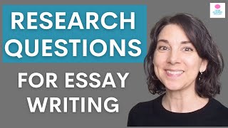 What is a good RESEARCH QUESTION? Example research questions for essays