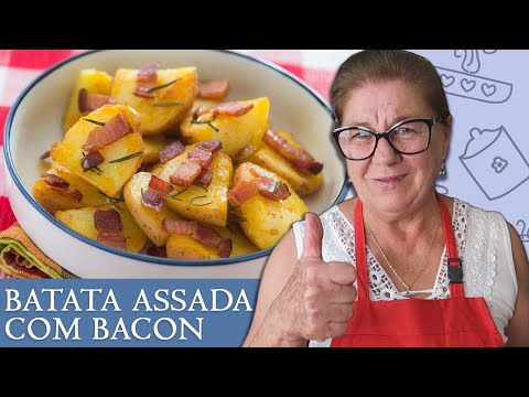 Vídeo: Como Assar Batatas Com Bacon