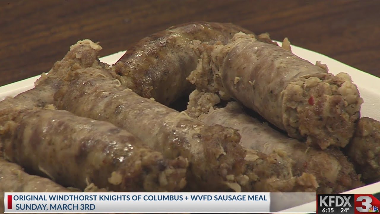 Original Windthorst Knights Of Columbus + WVFD Sausage Meal YouTube