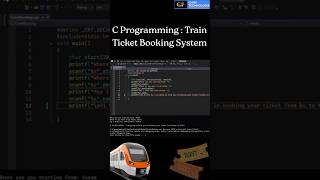 C Program to Mimic Ticket Booking System | Simple Bus Train Reservation Logic Explained