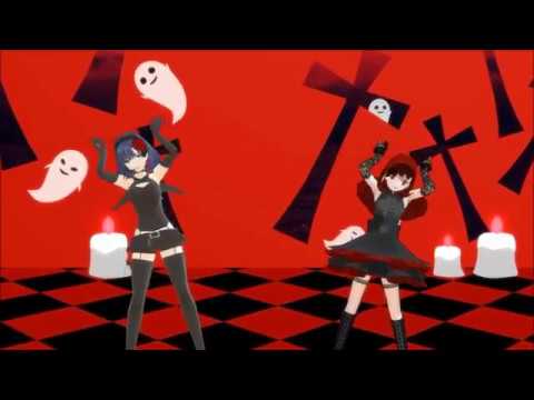 【アイキャラMMD】仮装ひななん&さやべぇでエイリアンエイリアン【ハロウィン】