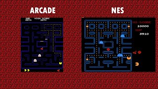 Arcade Vs NES - Pac-Man