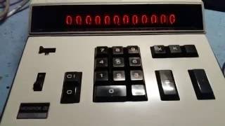 Monroe 920 Nixie Tube Calculator Circa 1968