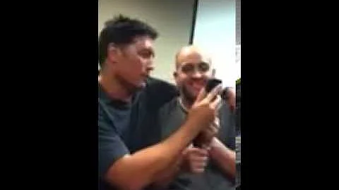 Curt and Mike singing GREASE