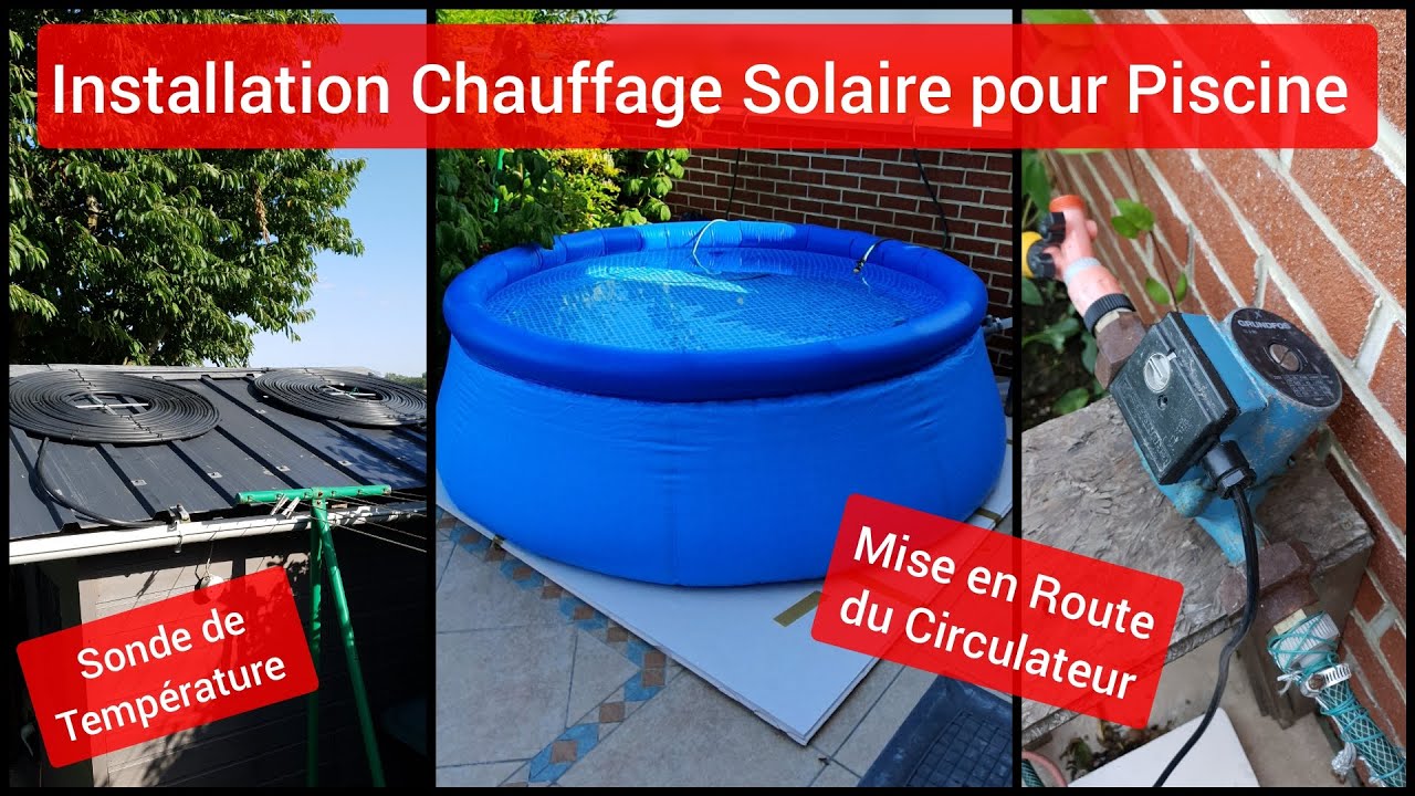 Chauffage solaire pour piscine hors-sol Heat-Kit