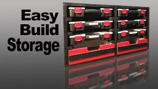 How to make a Storage Cabinet for Stackable Parts Cases