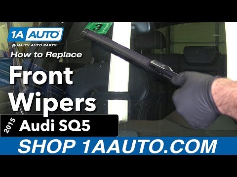 How to Replace Front Wipers 14-19 Audi SQ5