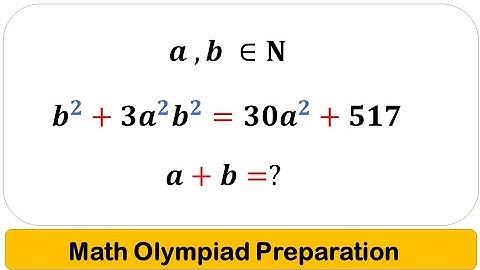 math olympiad preparation /math olympiad/algebraic expression/find a +b