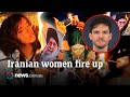 Why Iranian Women Are Burning Ayatollah Khamenei S Photo To Light Cigarettes 