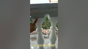 Hướng dẫn lắp ráp lục bình đá tại ban công cong và thẳng LH 0937644588