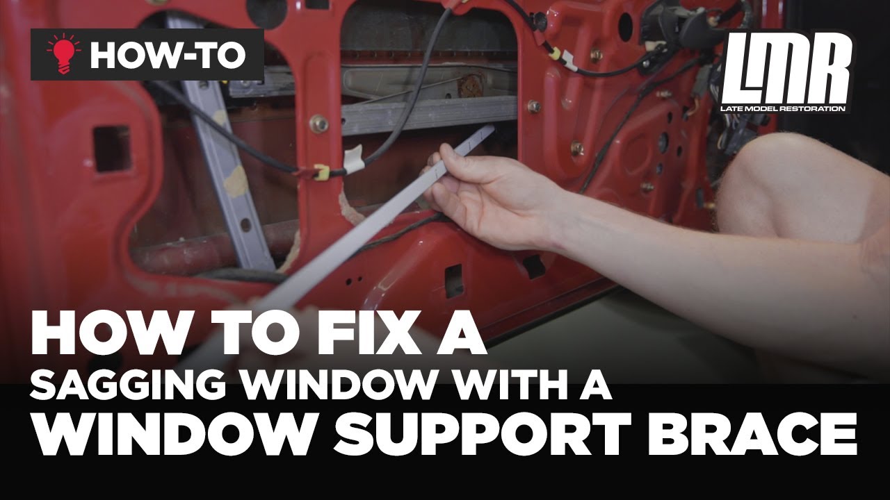 late model restoration phone number How To Fix A Sagging 94-04 Mustang Window | Mustang Window Support Brace Kit