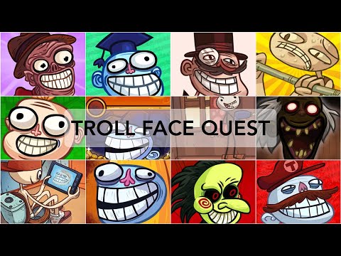 Troll Face Quest ALL GAMES (No hints) (including bonus levels) [1080p]