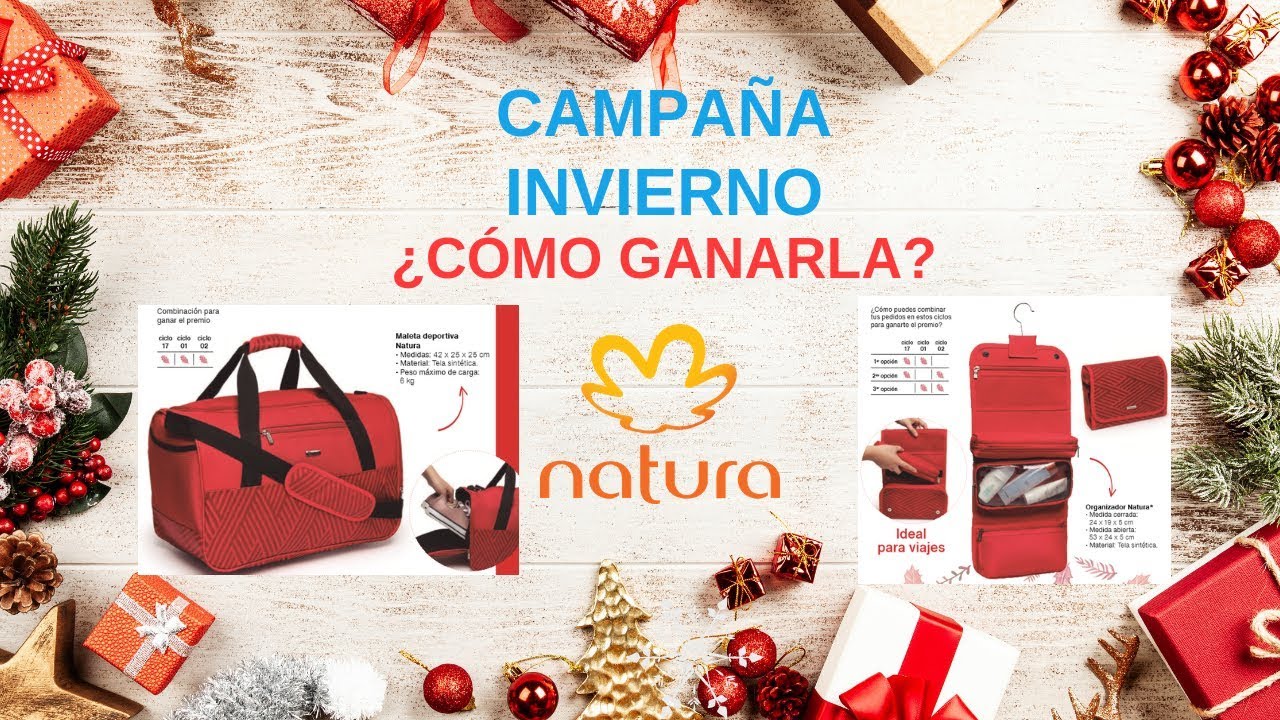 Campaña de invierno Natura 2019, así es la maleta y el organizador, ¿cómo  ganarla? - YouTube