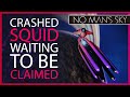 Free S Class Ship | Beautiful Red & Purple Squid Exotic Crashed Ship | No Man's Sky Origins Update