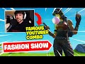 STREAM SNIPING FASHION SHOWS with FAMOUS YOUTUBERS OUTFIT COMBOS