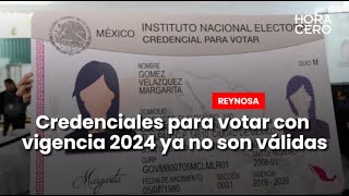 Voter credentials valid until 2024 are no longer valid.