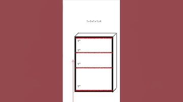 HOW TO MEASURE TO BUILD A DRAWER BOX | DRAWER SPACING #shorts