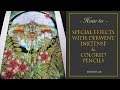 Creating special coloring effects with Derwent Inktense