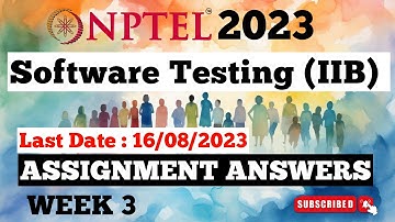 Software Testing(IIB) Week 3 Assignment Answers | NPTEL