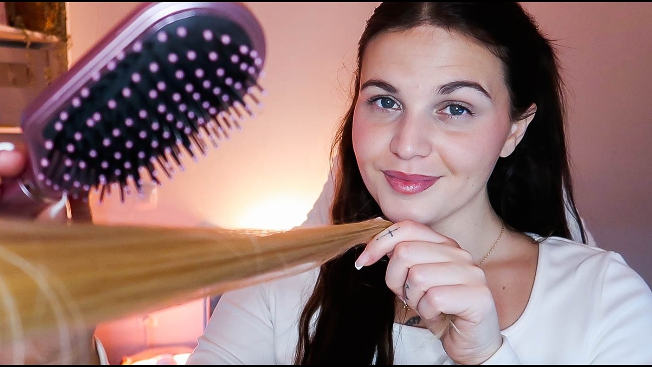 ASMR : La gentille fille s'occupe de tes cheveux 😏