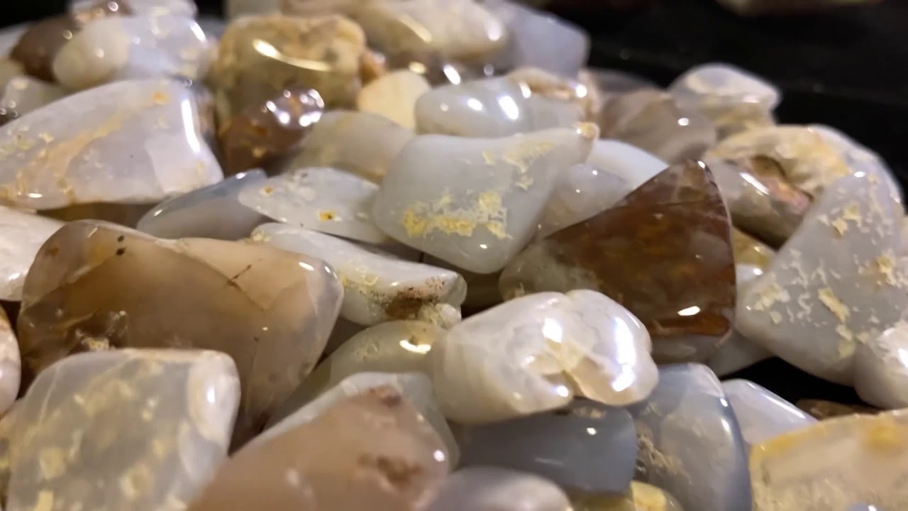 Walker Valley Agate, Tumble Polished YouTube