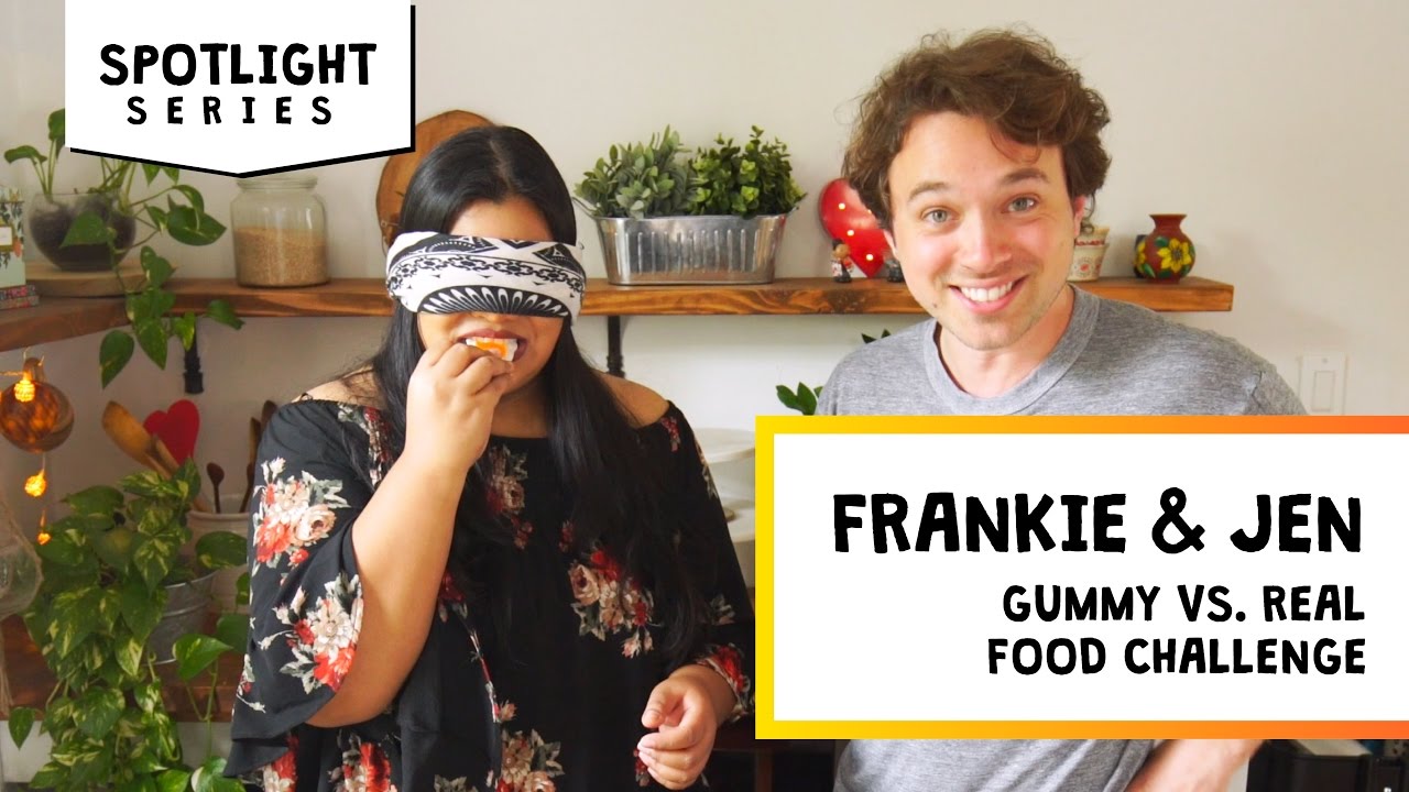 Gummy vs Real Food Challenge | Jen & Frankie | Tastemade