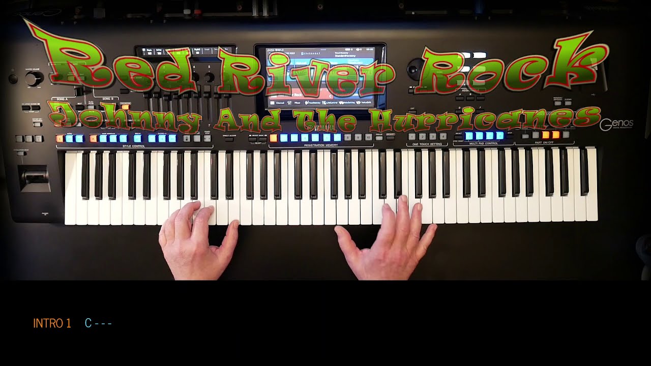 Red River Rock - Johnny and the Hurricanes, Cover, mit titelbezogenem Style Yamaha auf Genos
